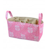 Baby Stroller Storage Bag/Organizer Pushchair Storage Bag Pink Flowers
