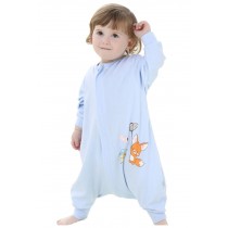 Toddler Sleep Sack Baby Blanket Infant Swaddle Wearable Blanket Squirrel Blue