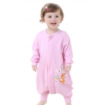 Toddler Sleep Sack Baby Blanket Infant Swaddle Wearable Blanket Squirrel Pink