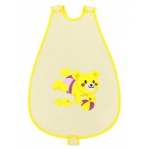 Vest Style Sleep Sack Baby Blanket Infant Swaddle Wearable Blanket Bear Yellow