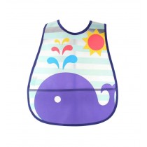 Set Of 2 Waterproof Comfortable Baby Bib/Pinafore For Baby, Whale