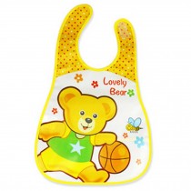 2 Pcs Lovely Bear Showerproof Comfortable Baby Bib /Pinafore For Baby