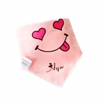 Pink,4Pcs Baby Neckerchief/Saliva Towel For Baby,Pure Cotton