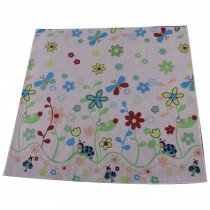 5 Pcs Colorful Flower Baby's Cotton Bibs Infant Handkerchief Sweat Wash Towel
