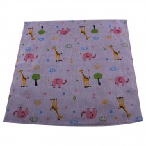 5 Pcs Cartoon Animal Baby's Cotton Bibs Sweat Wash Towel Infant Handkerchief