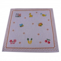 Set of 5 Comfortable Children's Cotton Bibs Baby Handkerchief Sweat Wash Towel