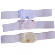 Random Color Infant Baby Diaper Fasteners Toddler Newborn Nappy Snappi Set of 3