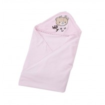 Pink,Pure Cotton Thin Swaddling Clothes/Blanket/Bathrobe Soft Comfortable