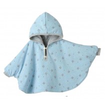 Baby Clothing Baby Cloak Shawl Thick Blankets BLUE Double-Sided Cloak