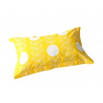 Yellow Flower,2PCs Soft Comfortable Pure CottonBreathable Baby Pillowslip/Baby