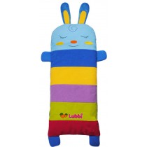 Striped Rabbit Cartoon Design Cotton Toddler Pillowcases Blue