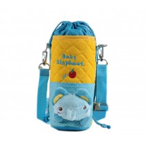 Lovely Kindergarten Blue Elephant Bottle Messenger Bag (22*8CM)