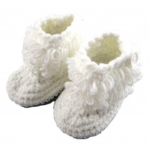 Baby Infant Handmade Crochet Shoes Knit Sock Newborn Gift 10-12CM Fashion