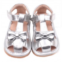 Toddler/Little Kids Girls Close Toe Casual Outdoor Sandal Silver