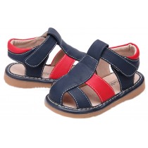 Toddler/Little Kids Boys Close Toe Casual Outdoor Sandal Dark Blue&Red
