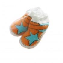 Orange StarToddler Anti Slip Skid Shocks Baby Stockings Newborn Shoes 2 pack