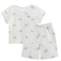 PINK Infant Short Slevees&Shorts 2 Pieces Baby Toddler Underwear Set 6-9M