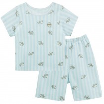 BLUE Infant Short Slevees&Shorts 2 Pieces Baby Toddler Underwear Set 6-9M