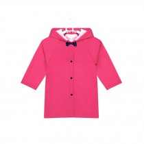 BowknotToddler Rain Wear Cute Baby Rain Jacket Infant Raincoat ROSE S (80-95 CM)