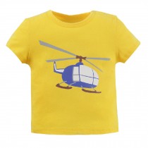 Whirlybird Pure Cotton Infant Tee Baby Toddler T-Shirt YELLOW 100 CM (16-30M)