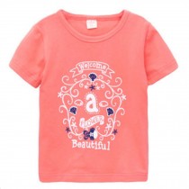 PINK Infant Pure Cotton Tee Baby Toddler T-Shirt 110 CM (4-5Y)