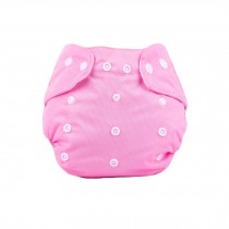 Baby One Size Leak-free Diaper Cover With Snap Closure (3-13KG,Pink)