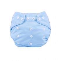 Baby One Size Leak-free Diaper Cover With Snap Closure (3-13KG,Blue)