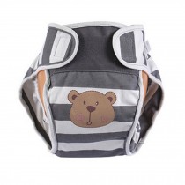 Lovely Bear Baby Leak-free Diaper Cover With Magic Tape (6-12 Months)