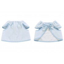 Pure Cotton Sleeveless Baby Bib Baby Smock Baby Feeding Bibs BLUE, 0-3 Years