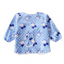 2 PCs Blue Ant Cotton Waterproof Sleeved Bib For 1-2 Years old, M