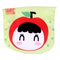 2 Lovely Apple Baby Cotton Gauze Towel Wipe Sweat Absorbent Cloth Mat Towel