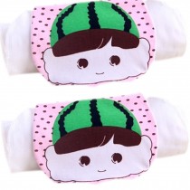 2 Lovely Watermelon Cotton Gauze Towel Wipe Sweat Absorbent Cloth Mat Towels
