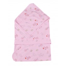Lovely Cartoon Series Soft Baby Hooded Bath Towel, Pink (100*100CM)