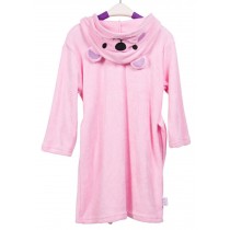 Lovely Cartoon Series Soft Baby Bathrobe/Hooded Bath Towel, Pink Bear, (58*32CM)