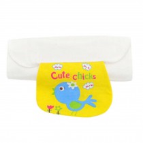 Set of 2 Babies Towels for Sweat Absorbent with Lovely Bird Pattern, M