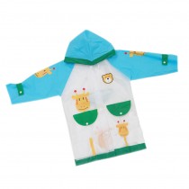 BLUE Girraffe Toddler Rain Day Outerwear Baby Rain Jacket Infant Raincoat L