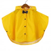 Toddler Rain Day Outerwear Baby Rain Jacket Infant Raincoat YELLOWBowknot S 2-3Y