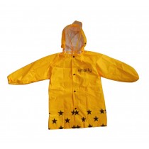 Cute Baby Rain Jacket Infant Raincoat Toddler Rain Wear YELLOW Zebra M