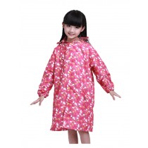 Korean Lovely Baby Raincoat Fashion Children Rainwear Cat Pink  S