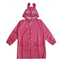 Korean Lovely Baby Raincoat Fashion Children Rainwear Rabbit  M