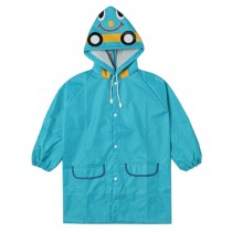 Korean Lovely Baby Raincoat Fashion Children Rainwear Car  M