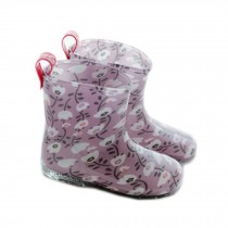 Cute Baby Rainy Day Infant Rain Shoes Toddler Rain Boot PURPLE Floral