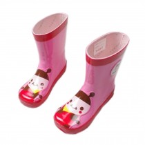 Toddler Rain Shoes Baby Rain Boot Rainy Day Wear Rubber Shoes PINK Bee