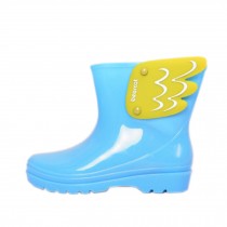 BLUE]Wings Infant Rainy Day Wear Toddler Rain Shoes Baby Rain Boot Rubber Shoes