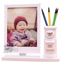 7-inch Baby Photo Frame Children Picture Frames Cute Photo Frame Pen Holder