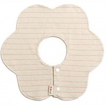 Sided Rotatable Baby Bibs Cotton Baby Bibs(Striped Flower)