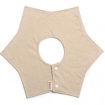 Hexagonal Sided Rotatable Baby Bibs Cotton Baby Bibs(Solid Colored)