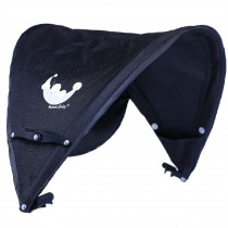 Baby Stroller Sunshade Maker Infant Stroller Canopy Cover Half [BLACK]