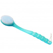 [Set of 2] Durable Double-side Long Handle Massage Body Brush/Bath Brush, BLUE