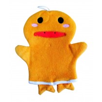 Popular Animal Puppet Bath Mitts Cleansing Scrubber- Happy Chick